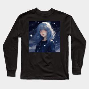 Charming Violet Night Long Sleeve T-Shirt